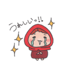 赤い子ここなのスタンプ（個別スタンプ：4）