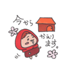 赤い子ここなのスタンプ（個別スタンプ：14）