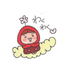 赤い子ここなのスタンプ（個別スタンプ：21）