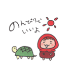 赤い子ここなのスタンプ（個別スタンプ：25）