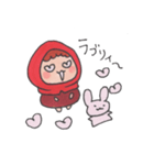 赤い子ここなのスタンプ（個別スタンプ：27）