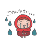 赤い子ここなのスタンプ（個別スタンプ：28）
