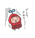 赤い子ここなのスタンプ（個別スタンプ：30）