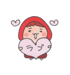 赤い子ここなのスタンプ（個別スタンプ：32）