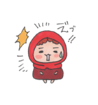 赤い子ここなのスタンプ（個別スタンプ：38）