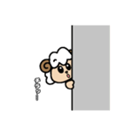 毎日使えるひつじさんスタンプ♪*（個別スタンプ：3）