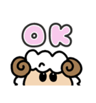 毎日使えるひつじさんスタンプ♪*（個別スタンプ：19）