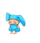 うさぎBABY（個別スタンプ：10）