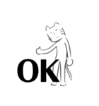 やる気のあるねこ（個別スタンプ：8）