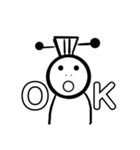 口で主張する武徳くん（個別スタンプ：7）
