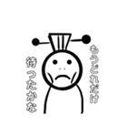 口で主張する武徳くん（個別スタンプ：20）
