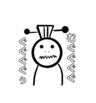 口で主張する武徳くん（個別スタンプ：37）
