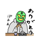 マスクマン(大村庵寿町コラボ)（個別スタンプ：4）