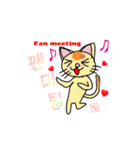 韓国語＆英語 ねこさん（個別スタンプ：36）