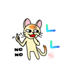 韓国語＆英語 ねこさん（個別スタンプ：40）