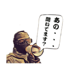 サバゲーチームエイトマンのスタンプ第一弾（個別スタンプ：1）