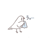 幸せの白い文鳥（個別スタンプ：39）