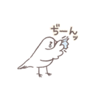 幸せの白い文鳥（個別スタンプ：40）