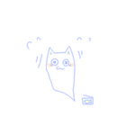 守り猫のツナ缶（個別スタンプ：35）