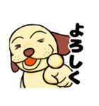 耳の茶色い犬（個別スタンプ：7）
