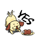 耳の茶色い犬（個別スタンプ：11）