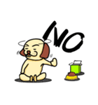 耳の茶色い犬（個別スタンプ：12）