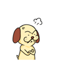 耳の茶色い犬（個別スタンプ：39）