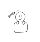 ほほえむほっさん（個別スタンプ：2）