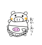 ぶーちゃん家族（個別スタンプ：1）