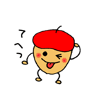 赤いベレー帽の、ドン・ぐりお（個別スタンプ：21）