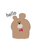 のんびりなくまさん（個別スタンプ：1）