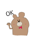 のんびりなくまさん（個別スタンプ：2）