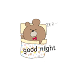 のんびりなくまさん（個別スタンプ：34）