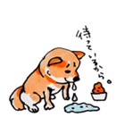 柴犬むぎ の幸福な日常。（個別スタンプ：22）