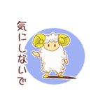 【毎日使える】ひつじくんとうさぎちゃん（個別スタンプ：37）