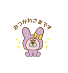 毎日使えて可愛い♡PURIBUNIキャラクター（個別スタンプ：11）