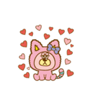 毎日使えて可愛い♡PURIBUNIキャラクター（個別スタンプ：14）