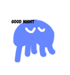 カラフルなクラゲ（個別スタンプ：1）
