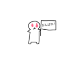 ゆるーく行こう  透明くんver（個別スタンプ：4）