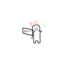 ゆるーく行こう  透明くんver（個別スタンプ：6）