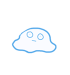 虚無感に襲われたおばけ（個別スタンプ：2）