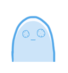 虚無感に襲われたおばけ（個別スタンプ：3）