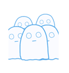虚無感に襲われたおばけ（個別スタンプ：6）