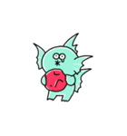 小さい半魚人（個別スタンプ：11）