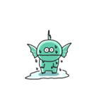 小さい半魚人（個別スタンプ：14）