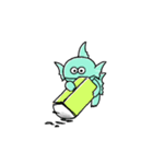 小さい半魚人（個別スタンプ：19）