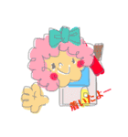 毎日アフロちゃん（個別スタンプ：22）