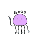 宇宙人みたいなクラゲ（個別スタンプ：2）