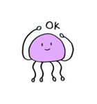 宇宙人みたいなクラゲ（個別スタンプ：3）