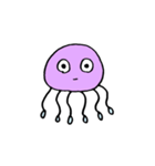 宇宙人みたいなクラゲ（個別スタンプ：6）